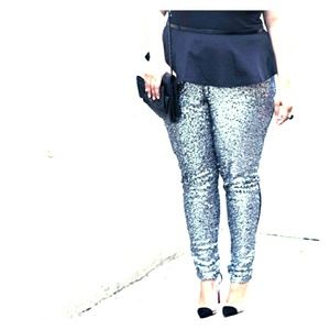 Asos curve sequined leggings